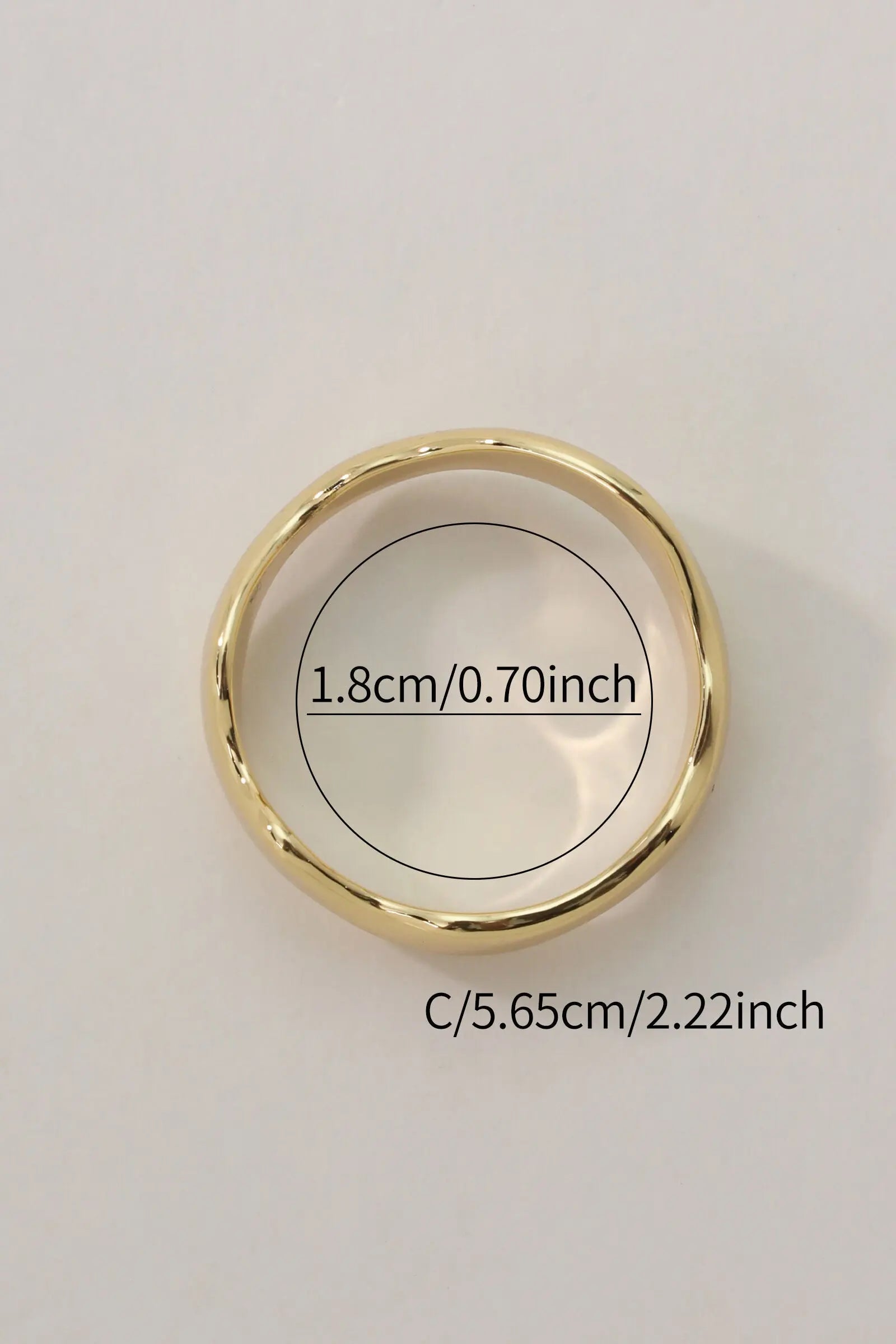 Silhouette Ring: 18K Gold-Plated Brass Ring