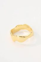 Silhouette Ring: 18K Gold-Plated Brass Ring